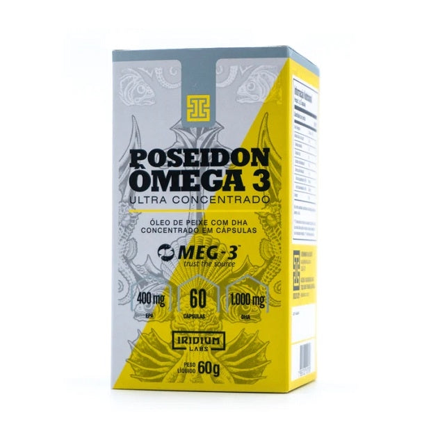 Poseidon Ômega 3 Ultra Concentrado (60 Caps) - Iridium Labs