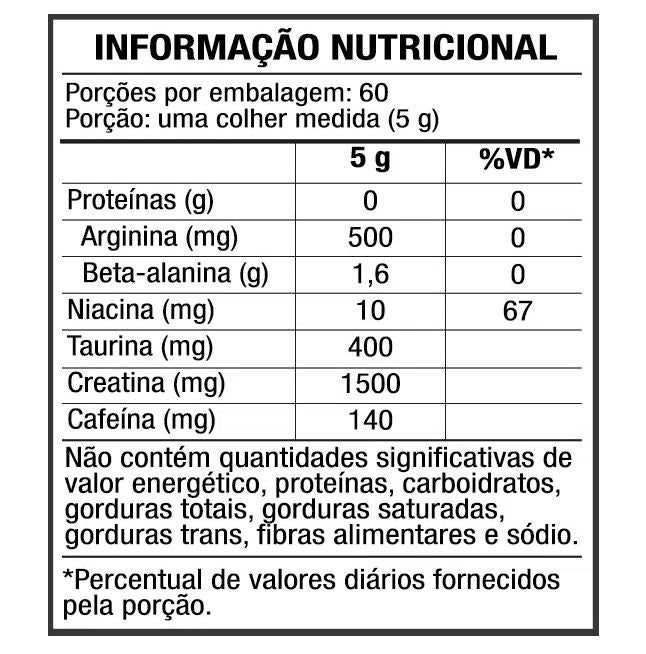 Pré Combat (300g) - Black Skull