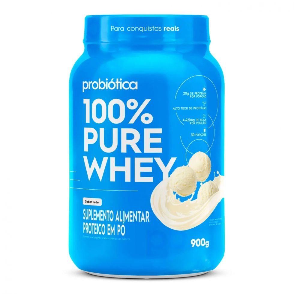 100% Pure Whey 900g - Probiótica