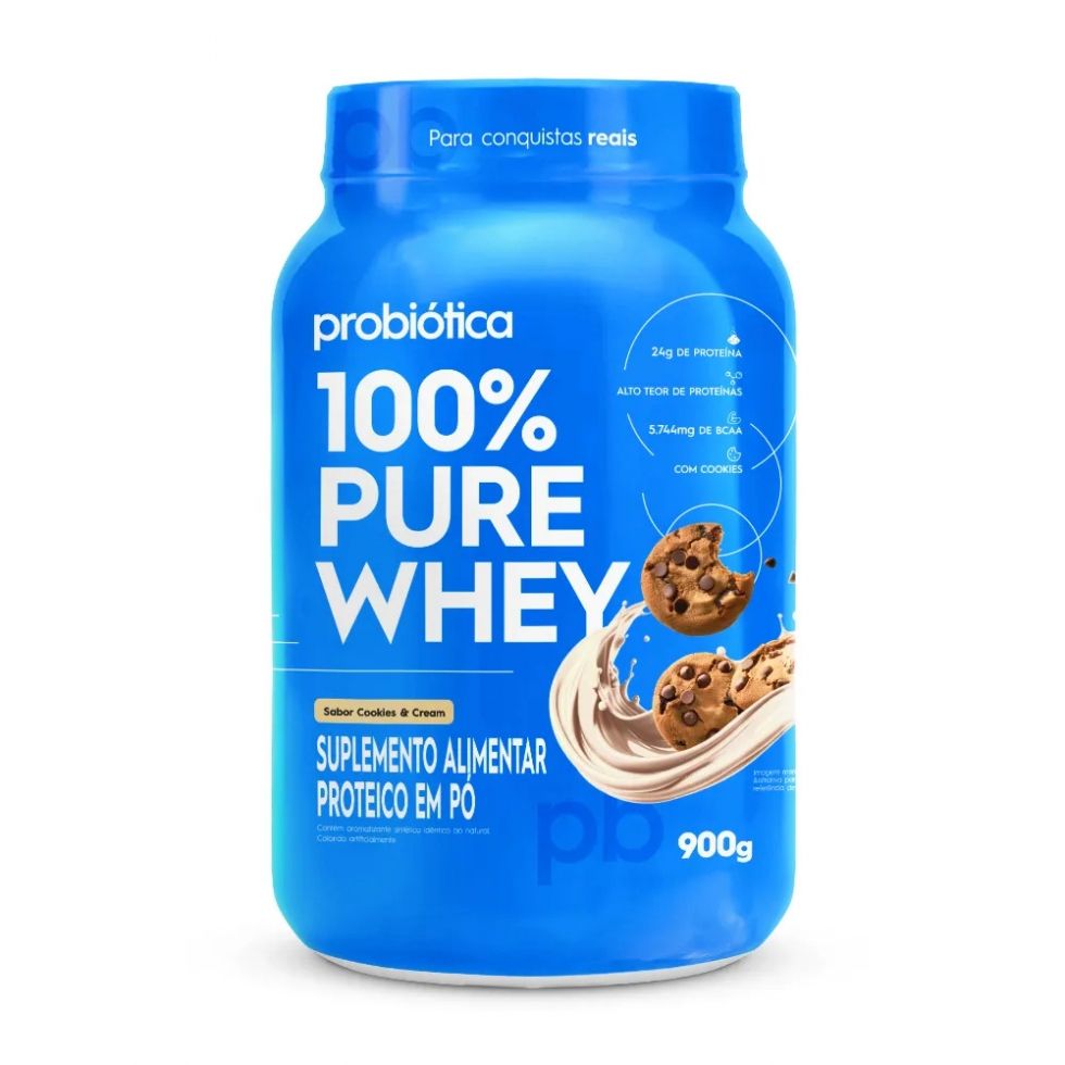 100% Pure Whey 900g - Probiótica