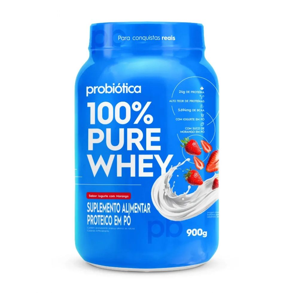 100% Pure Whey 900g - Probiótica