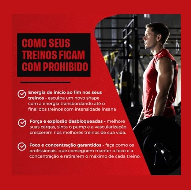 Prohibido HardCore Pré-Workout (360g) - 3VS