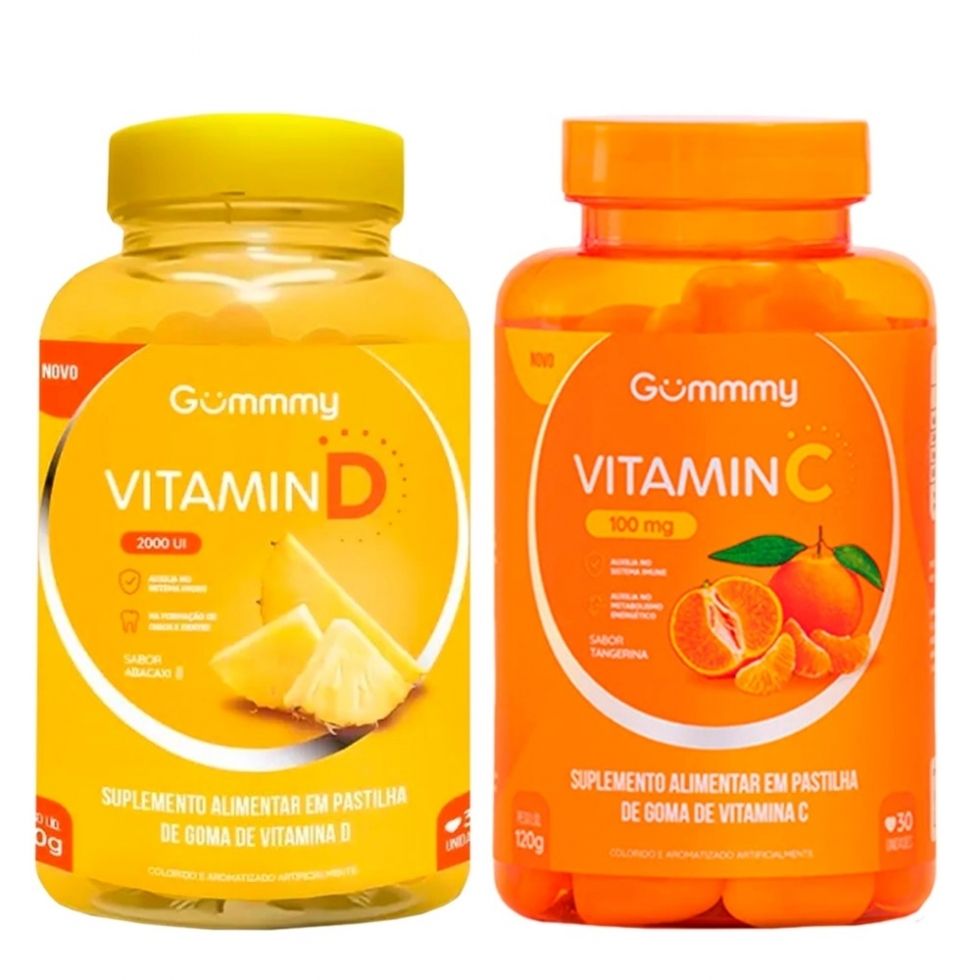 Promopacks Gummy Vitamin D (30 gomas) + Vitamin C (30 gomas) - Gummy