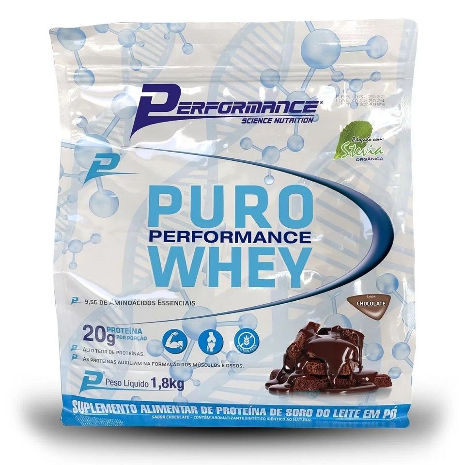 Refil de Puro Performance Whey 1,8 kg da Performance Nutrition