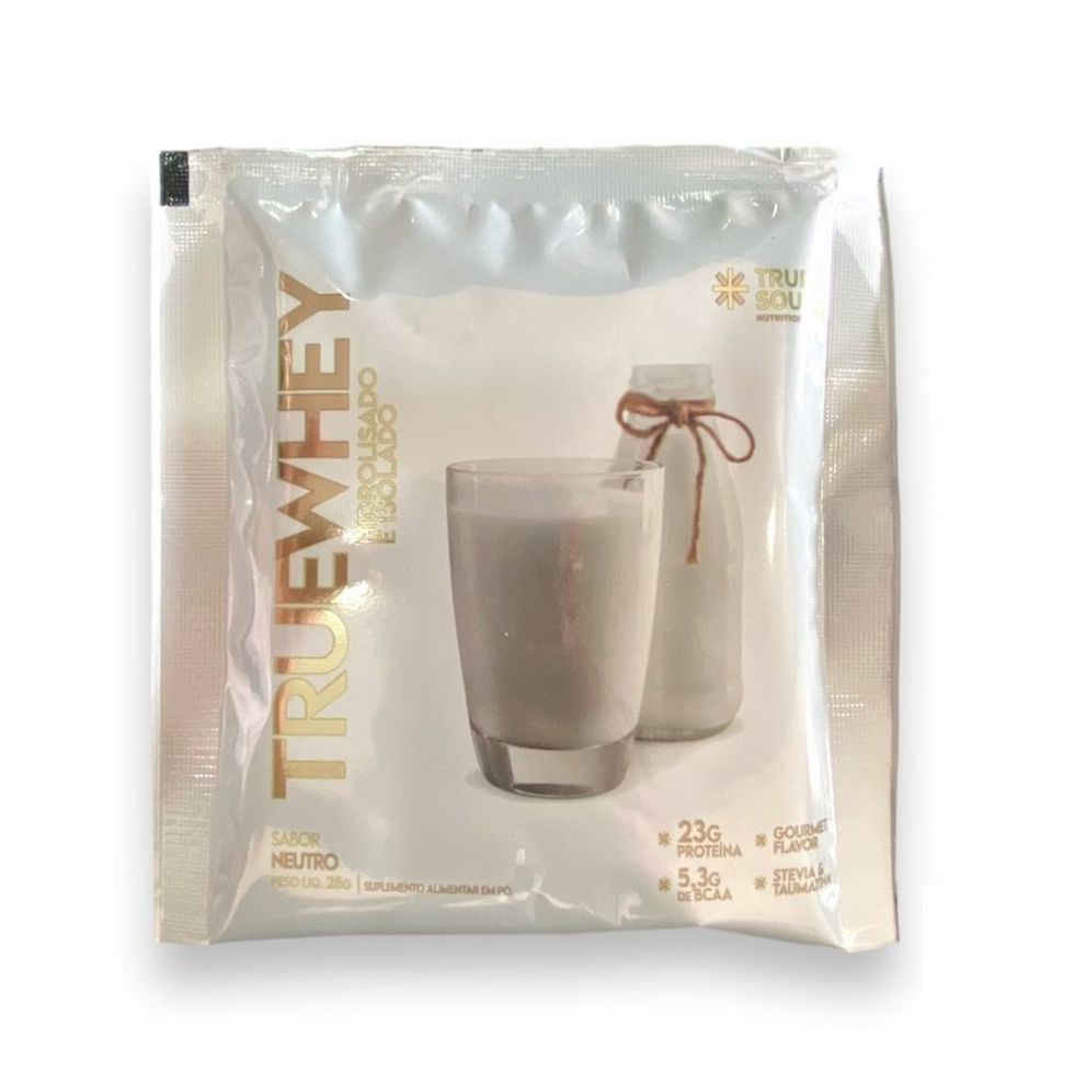 True Whey Display 320g (10 Sachês de 32g) - Hidrolisado e Isolado - True Source