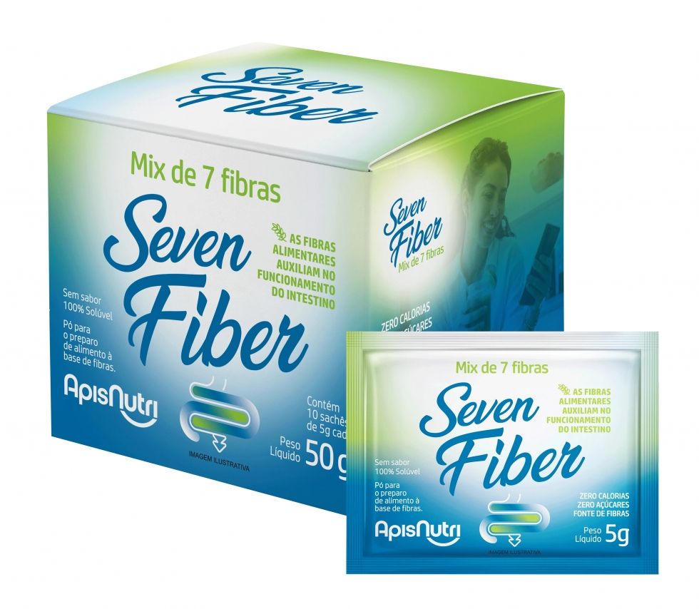Seven Fiber (10 sachês - 50g) - Apisnutri