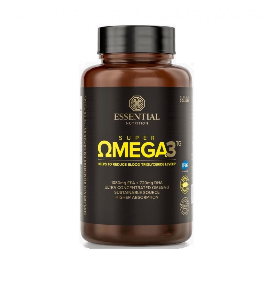 Super Omega 3 TG 1g (90 Caps) - Essential Nutrition