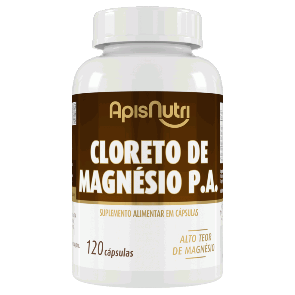 Cloreto de Magnésio - 600mg (120 caps) - Apisnutri