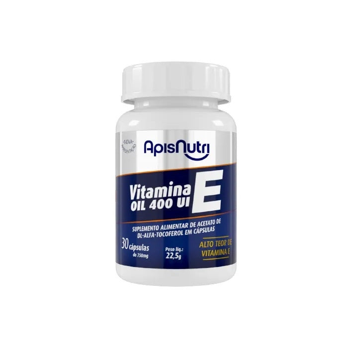 Vitamina E Oil - 750mg (30 Caps) - Apisnutri