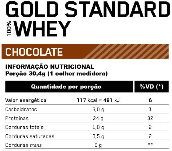 100% Whey Protein Gold Standard (907g) - Optimum Nutrition
