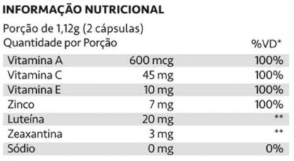 Luteimax - Luteína + Zeaxantina 20mg (60 caps) - MaxiNutri