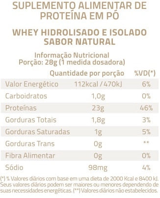 True Whey (728g) - Hidrolisado e Isolado - True Source