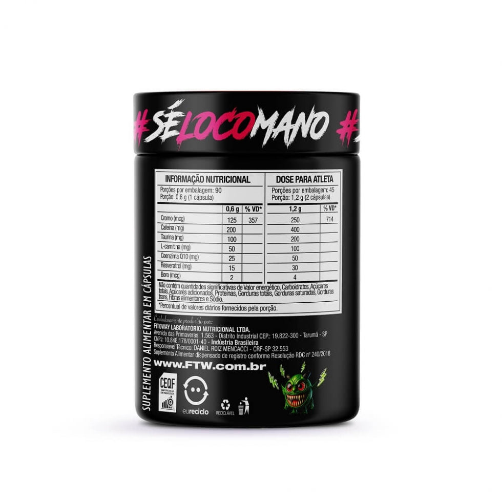 Diabo Verde Thermo Crazy (90 caps) - FTW Sports Nutrition