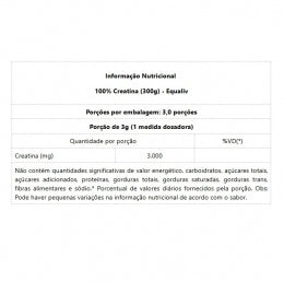 100% Creatina (300g) - Equaliv
