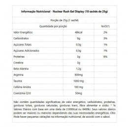 Nuclear Rush Gel Sachê (25g) - Body Action