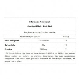Creatine Turbo (300g) - Black Skull