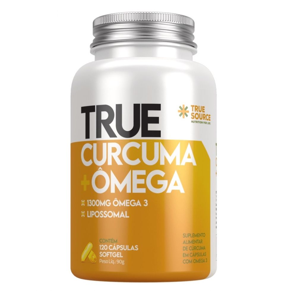 True Curcuma + Ômega (120 softgels) - True Source
