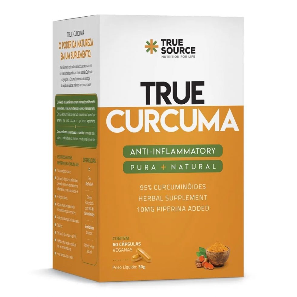Cúrcuma - True Curcuma (60 caps) - True Source