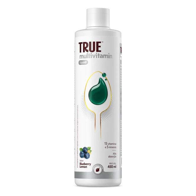 Frasco de True Multivitamin Liquid True Source de 450 ml