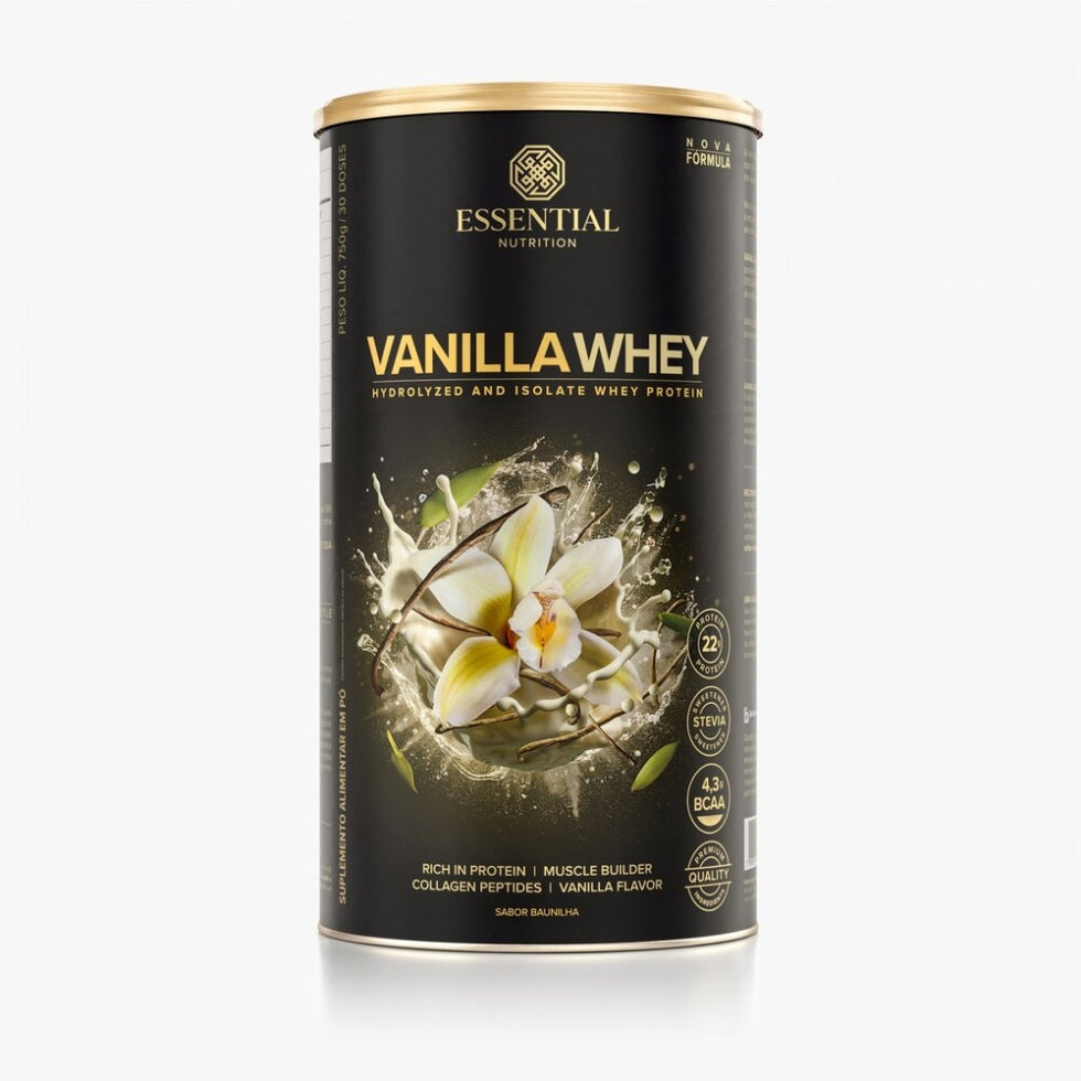 Vanilla Whey Hydrolized (750g) - Essential Nutrition