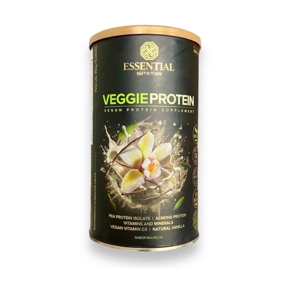 Veggie Protein 100% Vegetal Lata - Essential Nutrition
