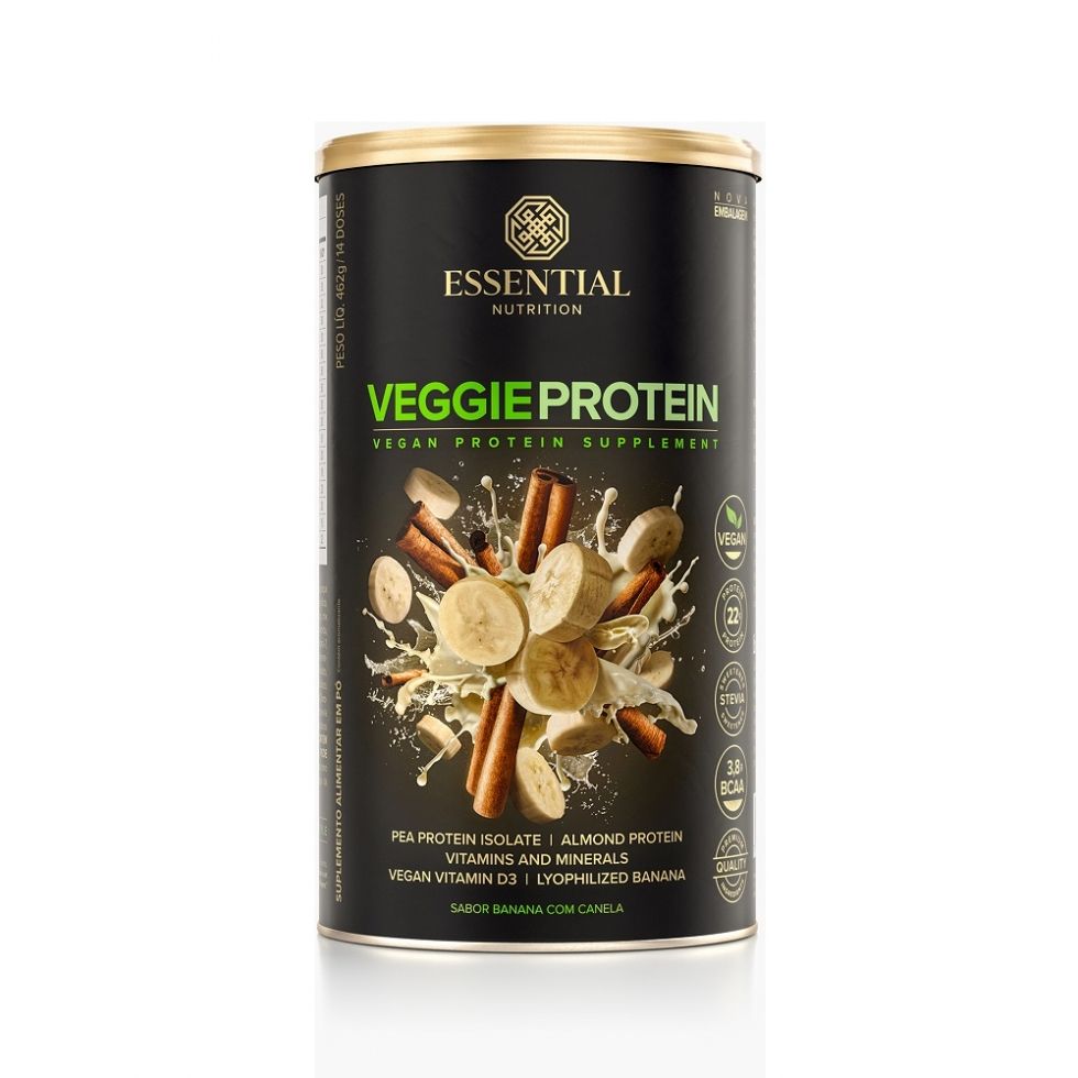 Veggie Protein 100% Vegetal Lata - Essential Nutrition