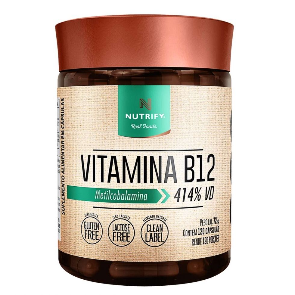 Vitamina B12 (120 caps) - Nutrify