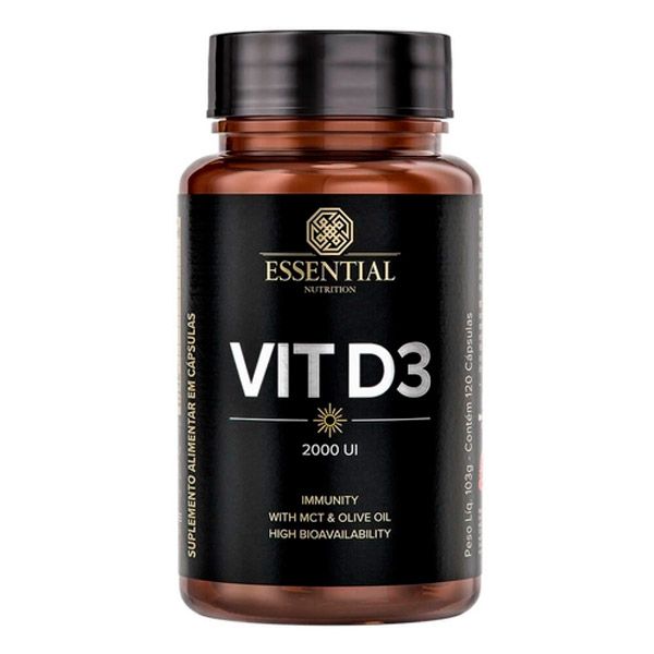 Vit D3 2000UI (120 caps) - Essential Nutrition