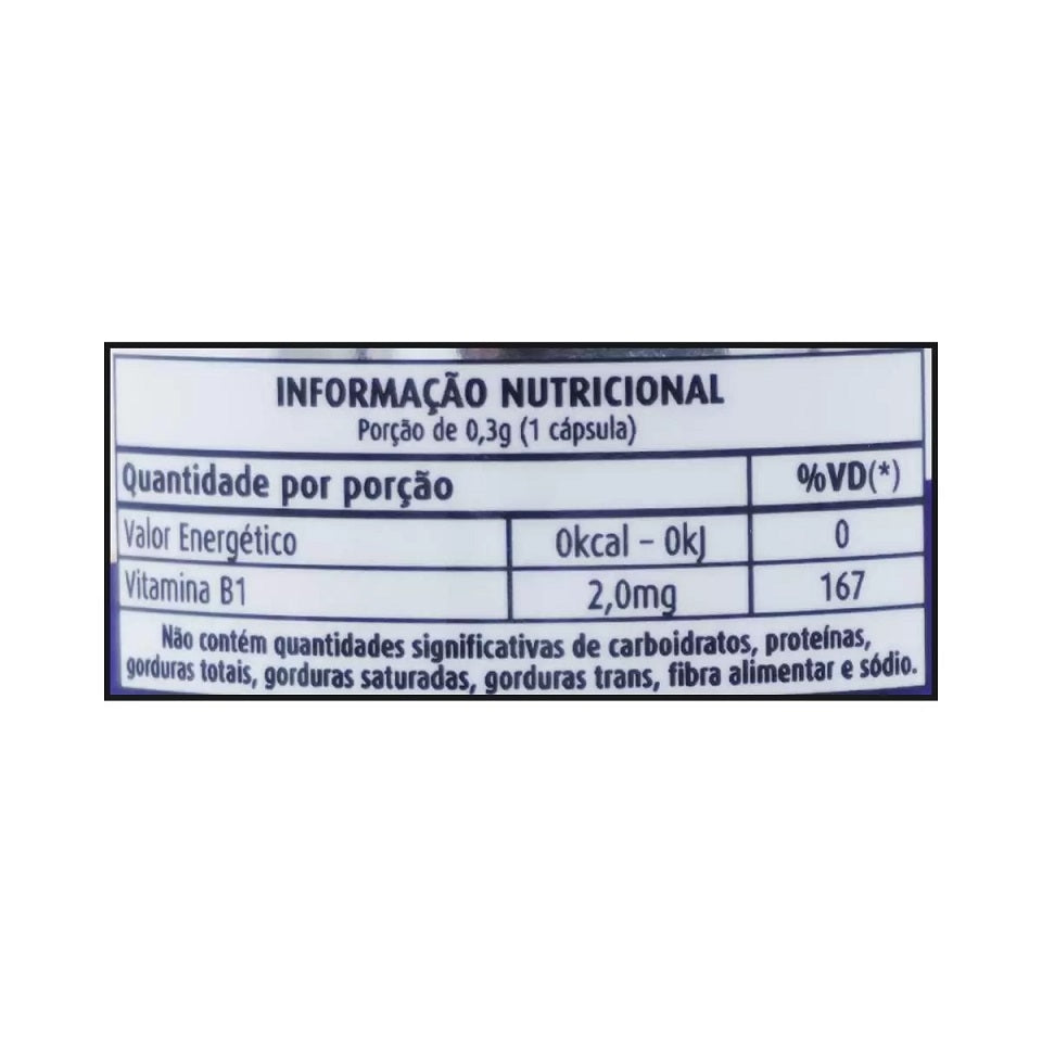 Vitamina B1 - 280mg (60 caps) - Apisnutri