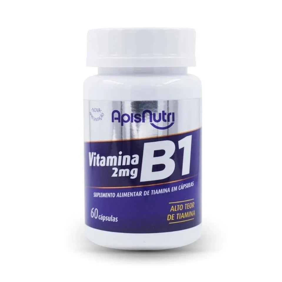 Vitamina B1 - 280mg (60 caps) - Apisnutri