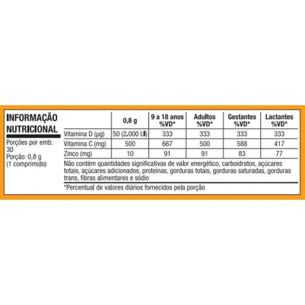 Vitamina CDZ (30 comp) - Equaliv