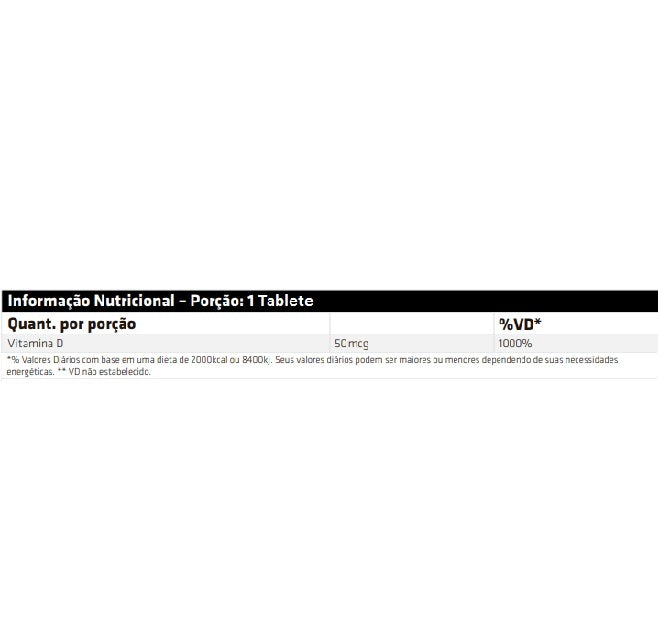 Vitamina D3 2000 UI (100 tabs) - Performance Nutrition