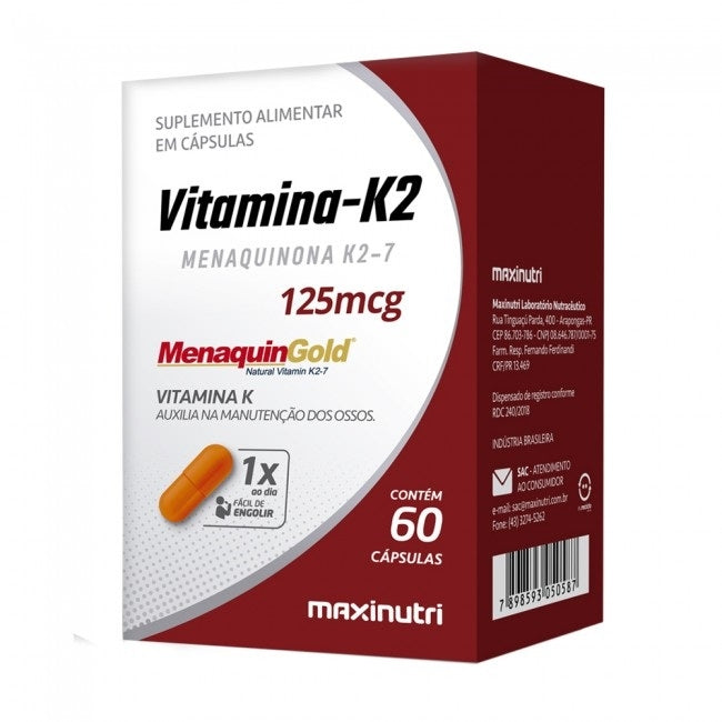 Vitamina K2 (60 caps) - MaxiNutri