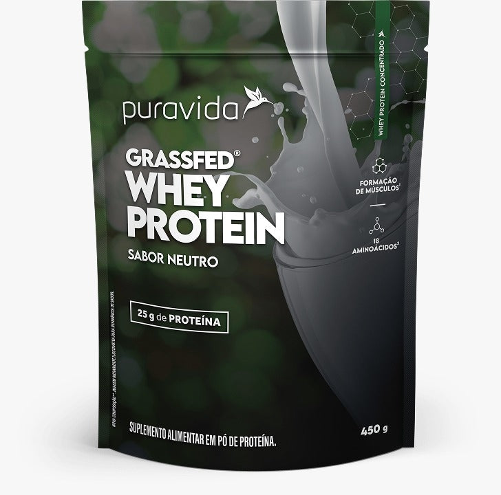 Grassfed Whey Protein (450g) - Puravida