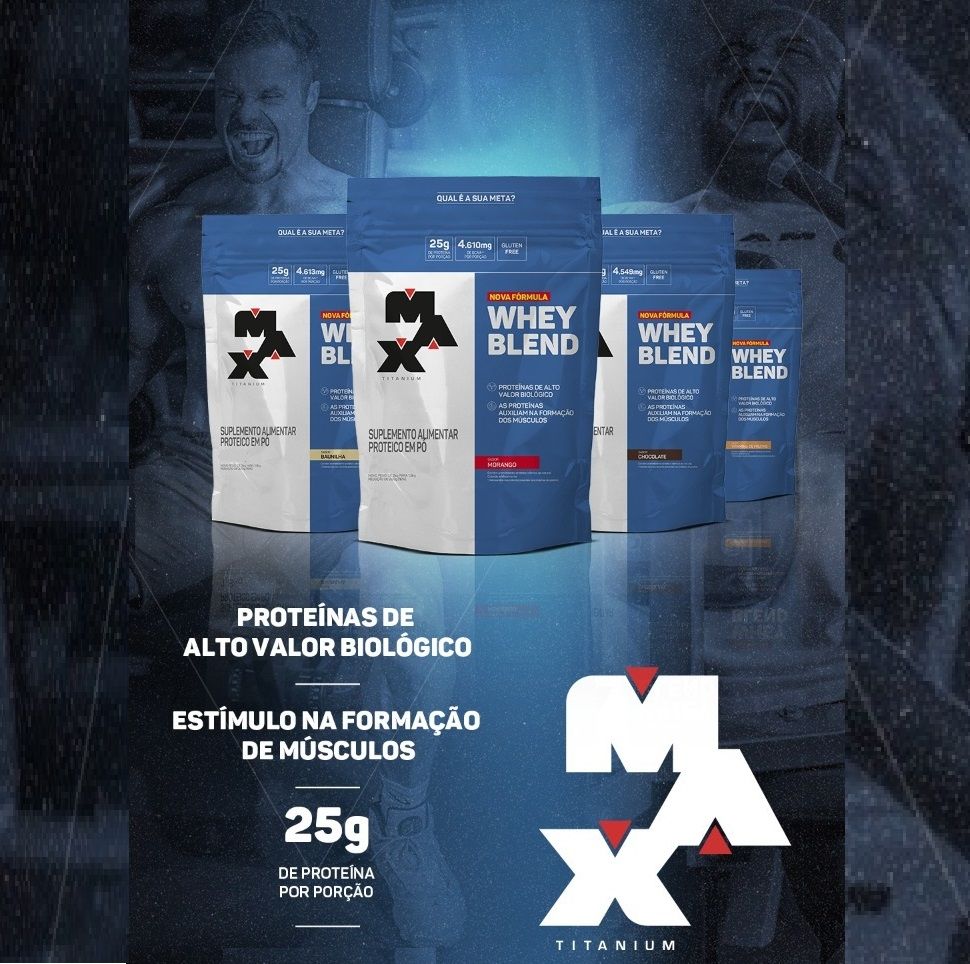 Whey Blend Refil (900g) - Max Titanium