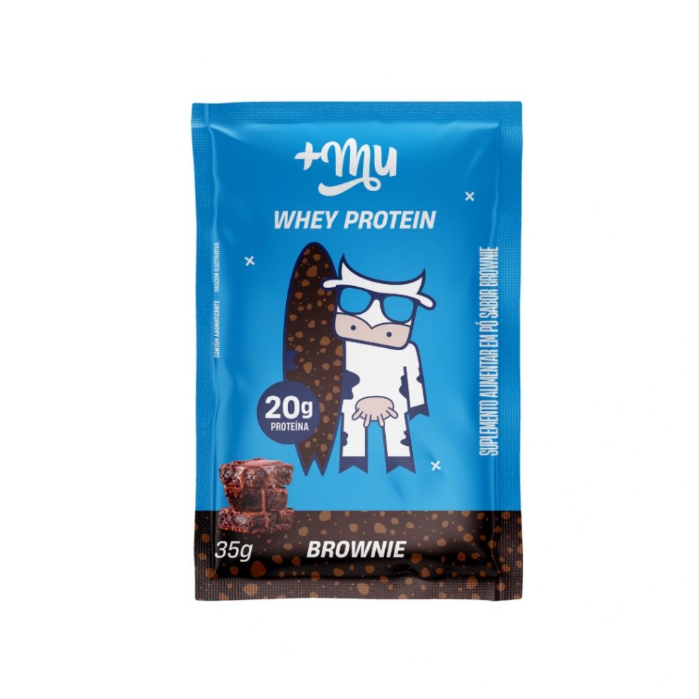 Whey Protein +Mu Sachê (35g) - Mais Mu