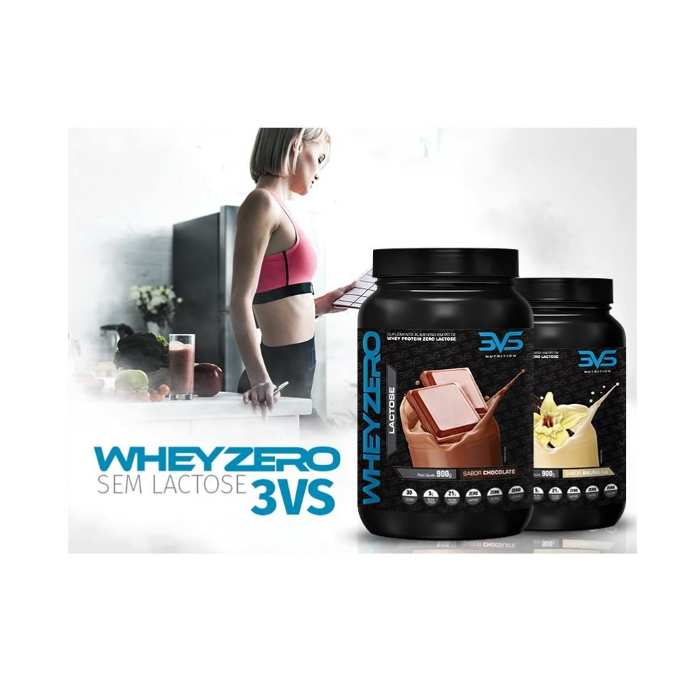 Whey Zero Lactose (900g) - 3VS