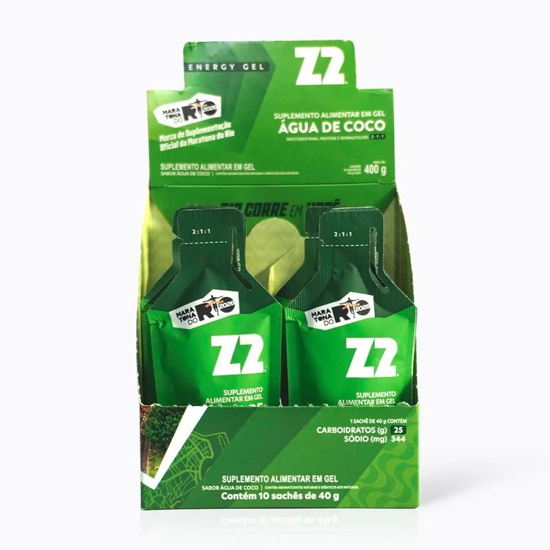 Display com 10 sachês de 40 g do Energy Gel Z2