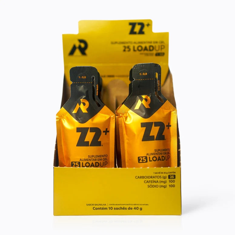 Display com 10 sachês de 40 g do Energy Gel Z2+