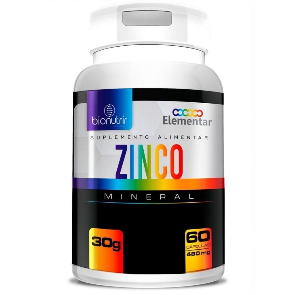 Zinco 480mg (60 caps) - BioNutrir