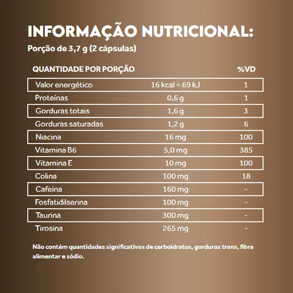 Brain Focus 30 cápsulas – Puravida