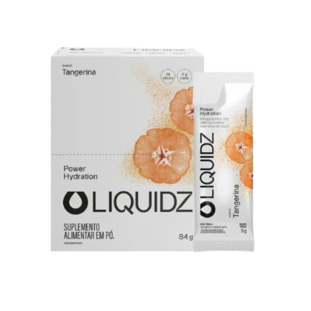 Repositor de Eletrólitos Liquidz Tangerina Sachê (6g) Caixa 14 unidades