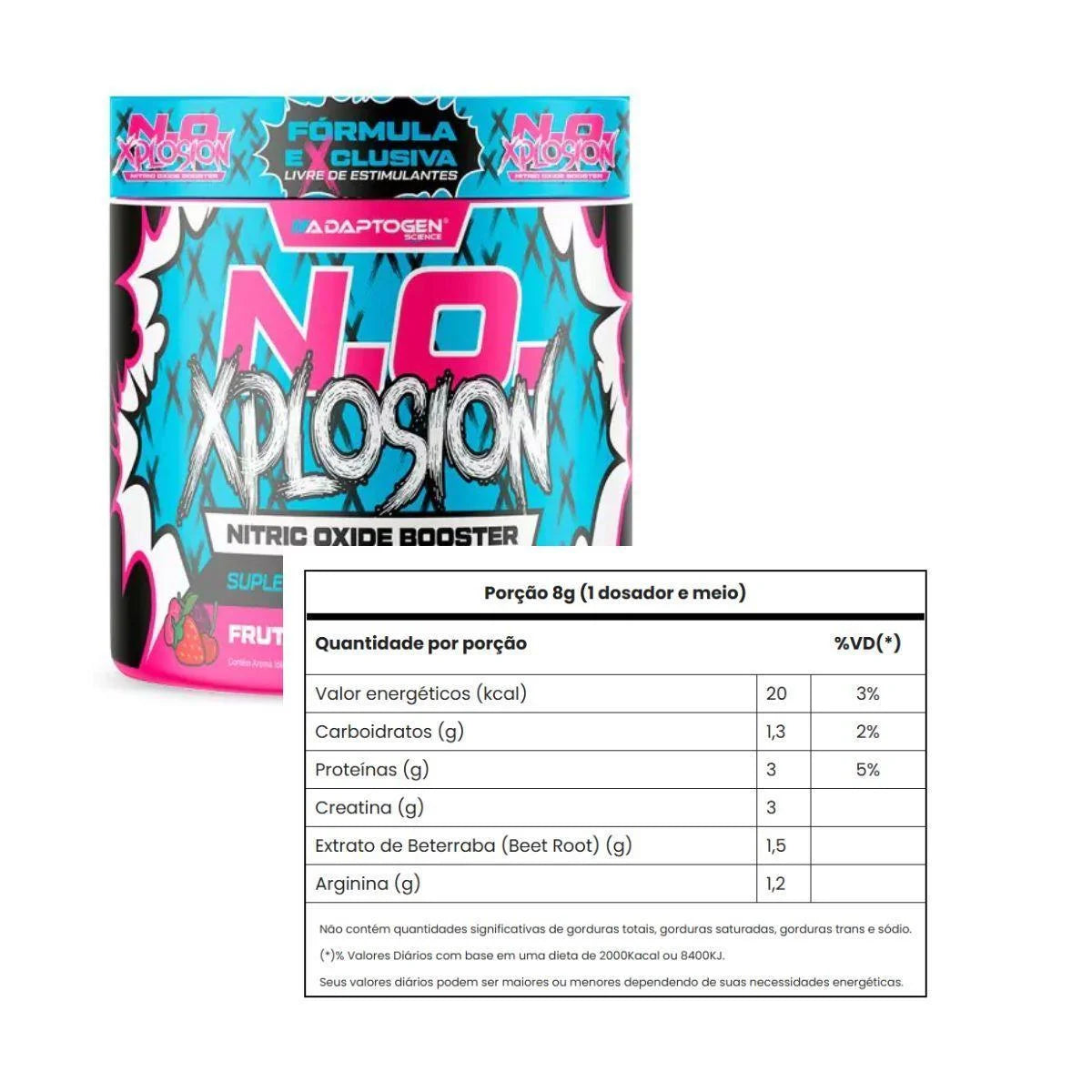N.O Xplosion 240g - Adaptogen
