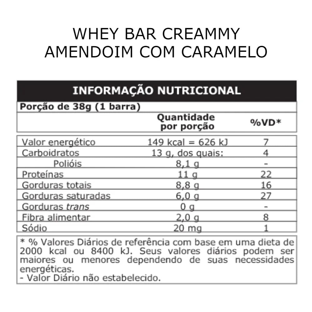 Whey Bar Creamy 38g - Probiótica