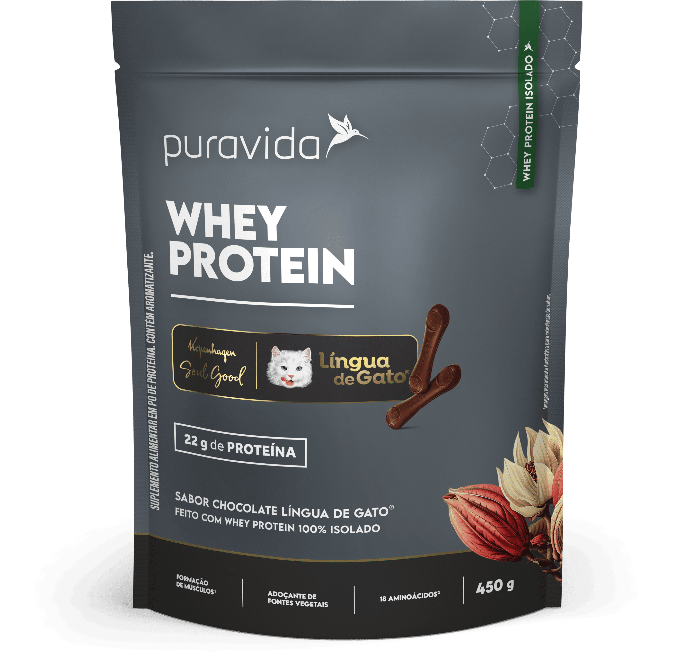 Whey Protein Refil (450g) - Puravida