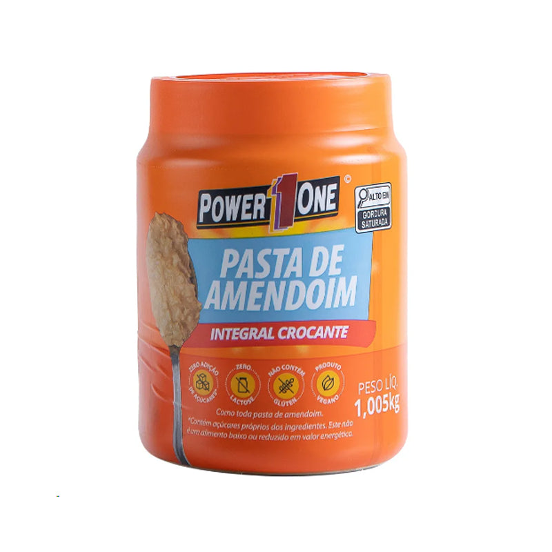 Pasta de Amendoim Sabores Naturais 1,005kg - Power One