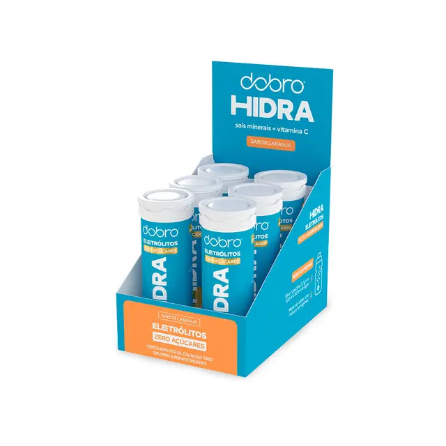 Caixa Hidra Eletrólitos Pastilha sabor Laranja (6un x 37g)