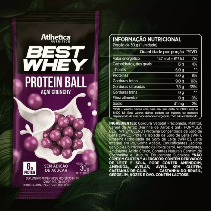 Best Whey Protein Ball 30g - Atlhetica Nutrition