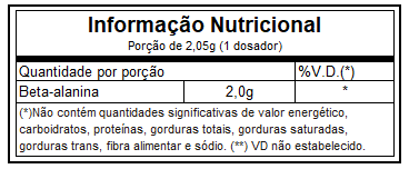 Beta Alanina Pura 123g - Integralmedica