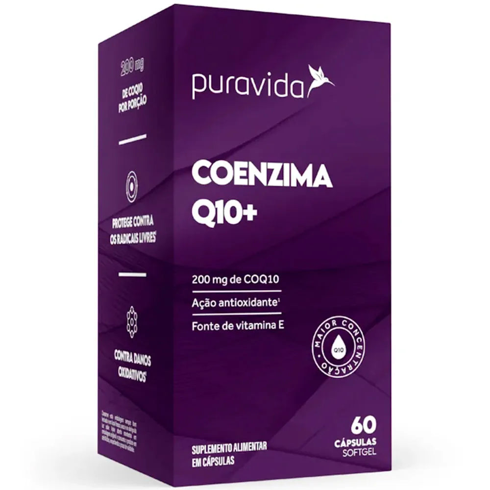 Coenzima Q10 + 100mg 60 cápsulas – Puravida